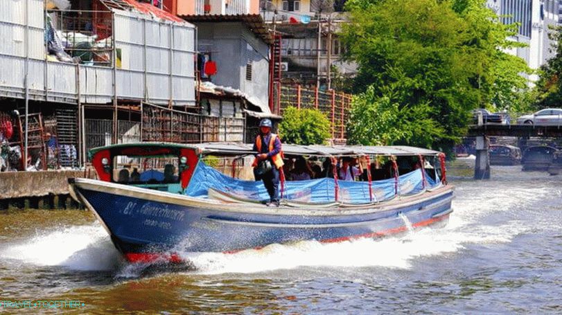 Zabava na Tajskem - Hoja po rekah in kanalih Bangkoka