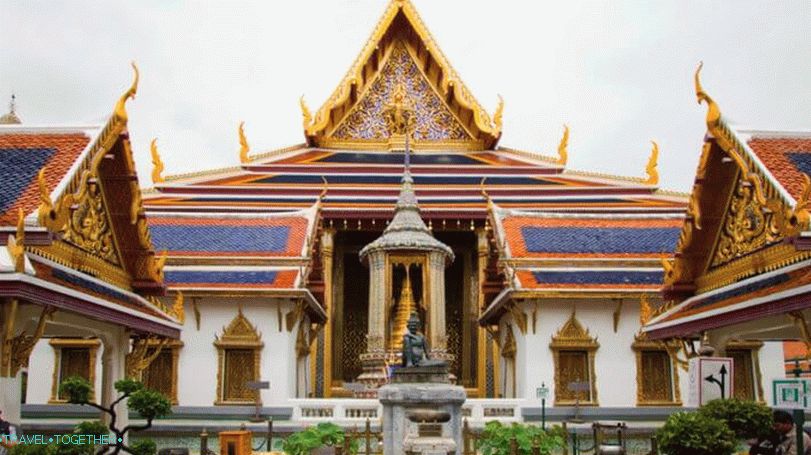 Tempelj Wat Phra Kaeo v Bangkoku