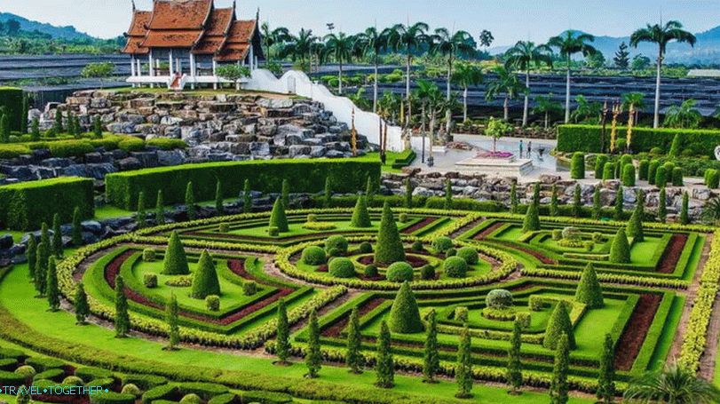 Izlet v park Nong Nooch Pattaya