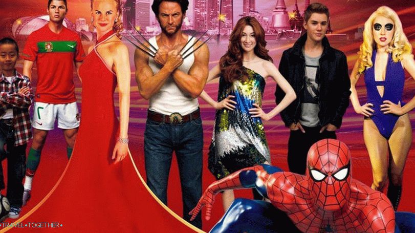 Muzej voskov Madame Tussauds v Bangkoku