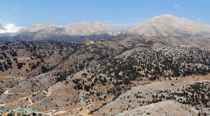 Lefka Ori Crete Ridge