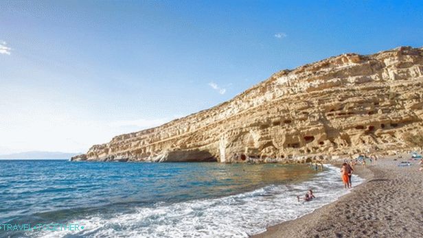 Matala Kreta plaža