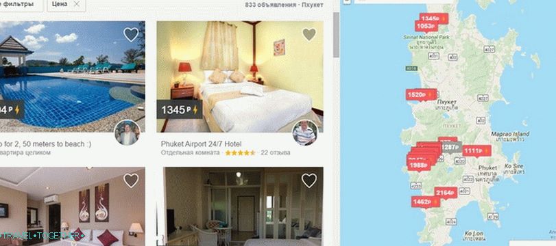 Rezervacija apartmajev v Airbnb