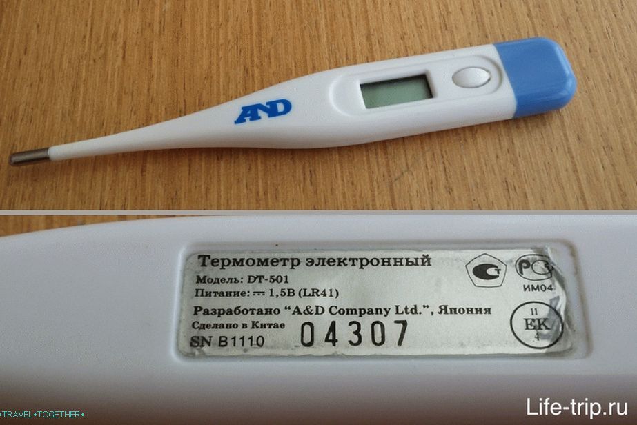 Elektronski termometer IN DT-501