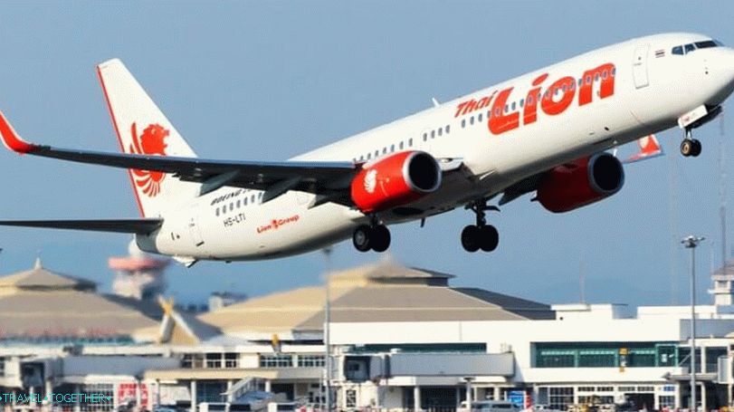 Tajski Lion Air nizkocenovni letalski prevoznik na Tajskem