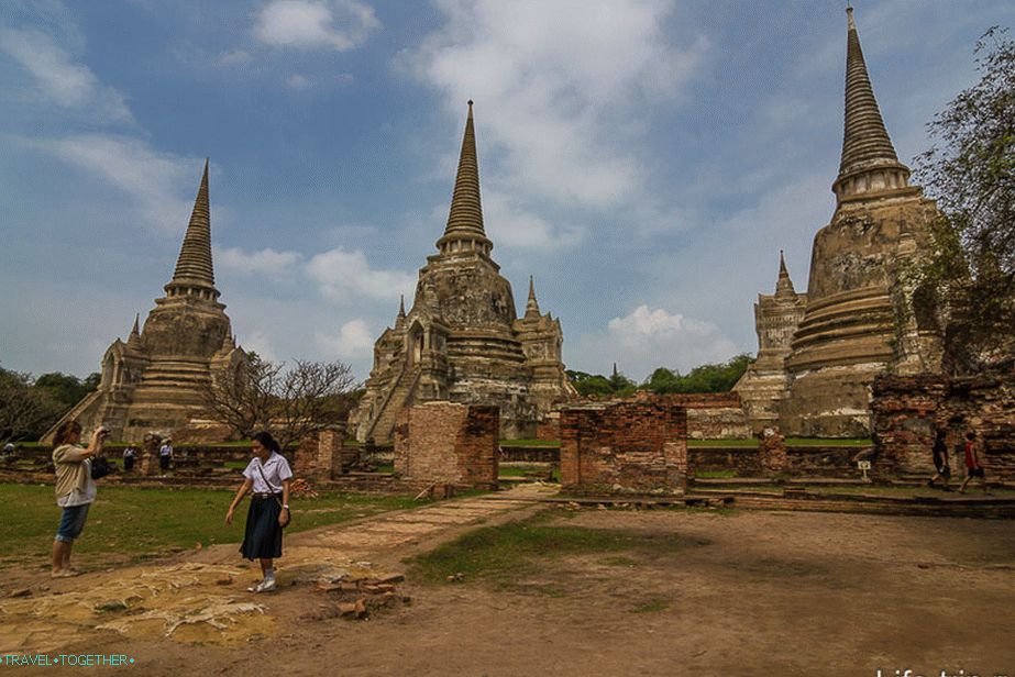 Wat Phra Si Sanphet - stara stupa