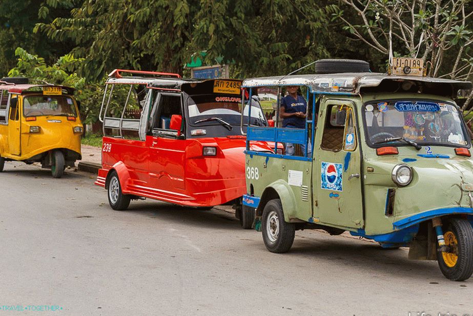 Ayutthaya tuk-tuki ni podobna drugim