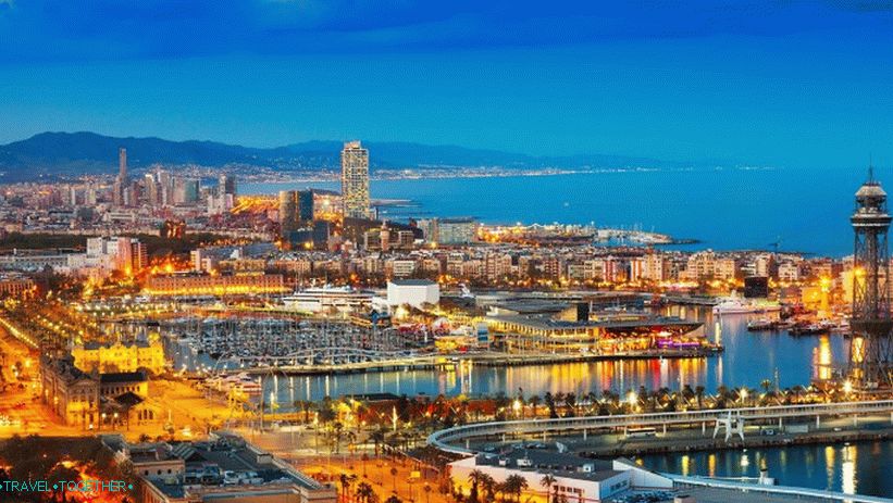 Nočna Barcelona