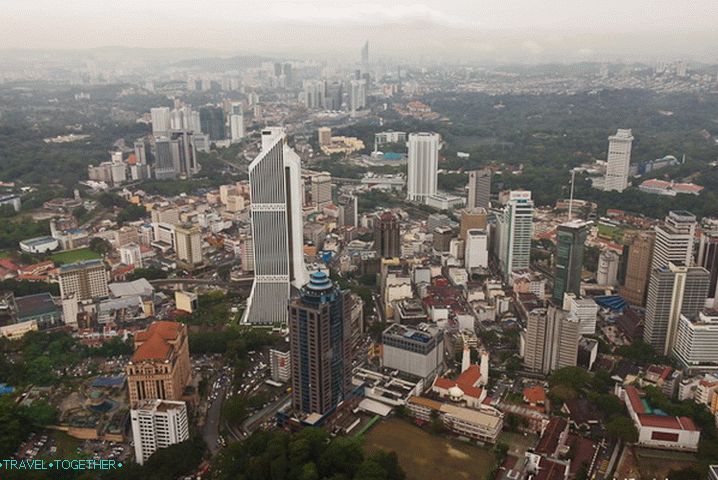 Kuala Lumpur z višine