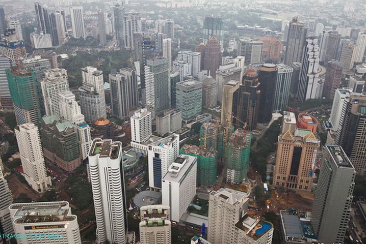 Kuala Lumpur z višine