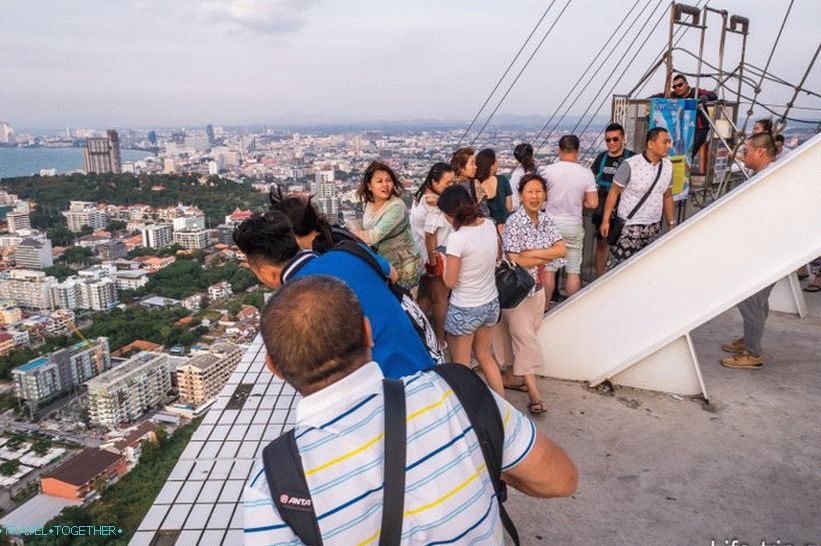 Pattaya Park Tower - razgledna točka in moj NE epski spust