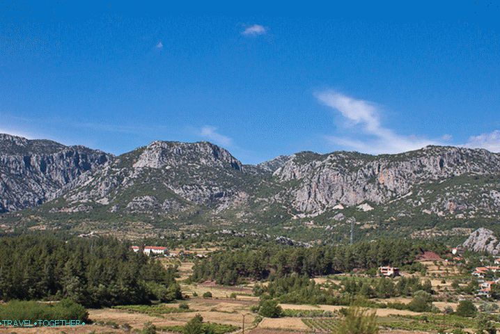 Stran od turističnega območja Turčije.