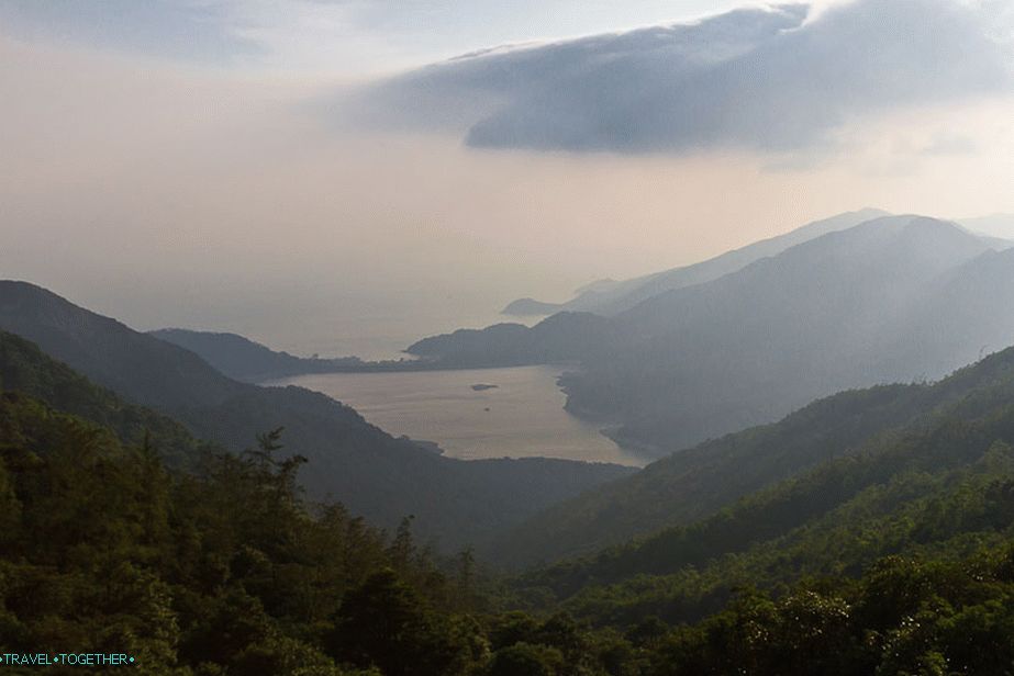 Osupljivi razgled na otok Lantau