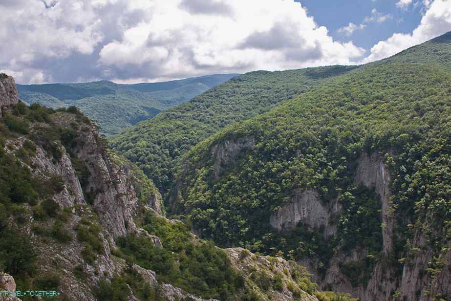 Veliki kanjon Krima od zgoraj