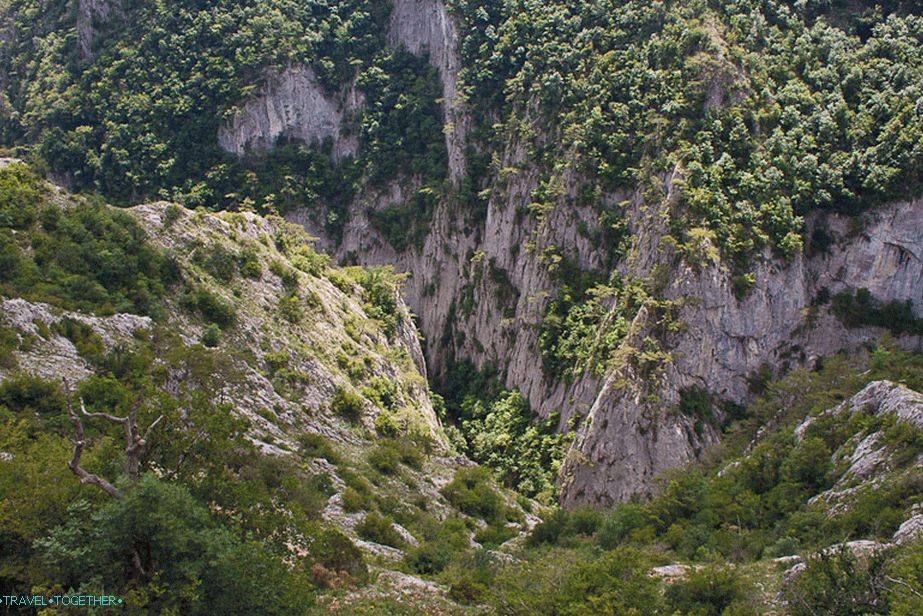 Veliki kanjon Krima od zgoraj