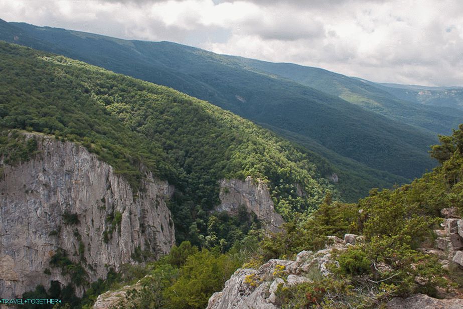 Veliki kanjon Krima od zgoraj