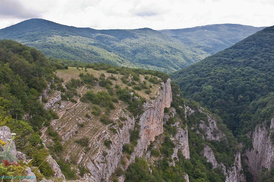 Veliki kanjon Krima od zgoraj