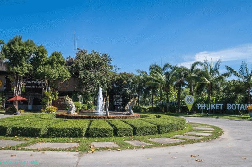 Recepcija in blagajna Phuket Botanic Garden