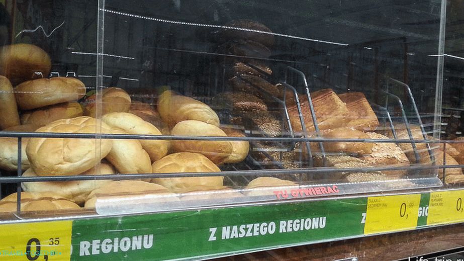Tudi običajen kruh in pecivo