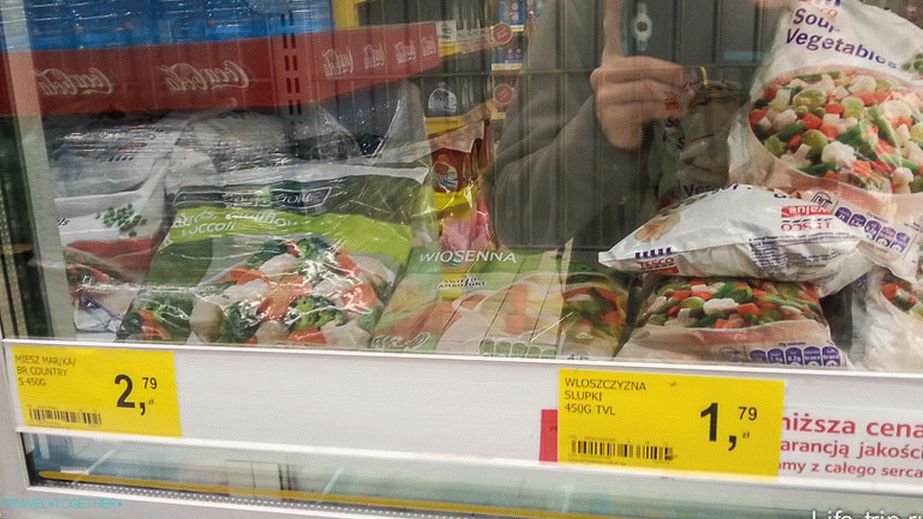 Zamrznjena zelenjava je precej poceni