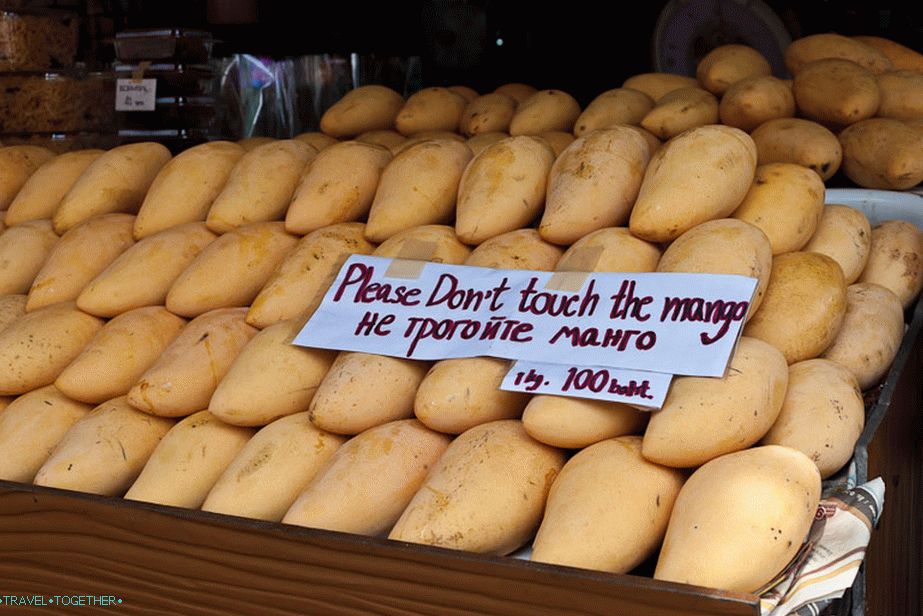 V Pattayi je trg celo pisal v ruščini