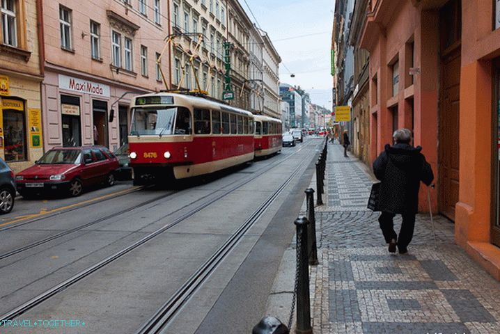 V Pragi, vozi naše ..., oh - njihove tramvaje