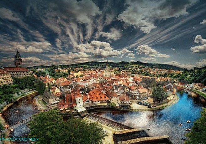 Panorama Cesky Krumlov