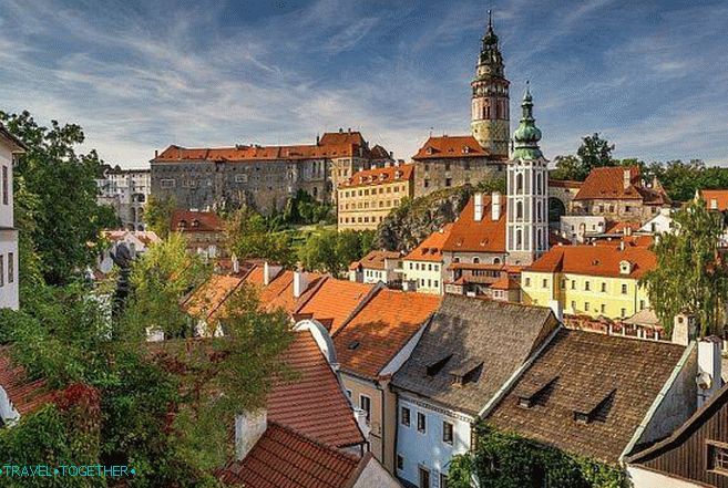 Grad Cesky Krumlov ali grad Krumlov