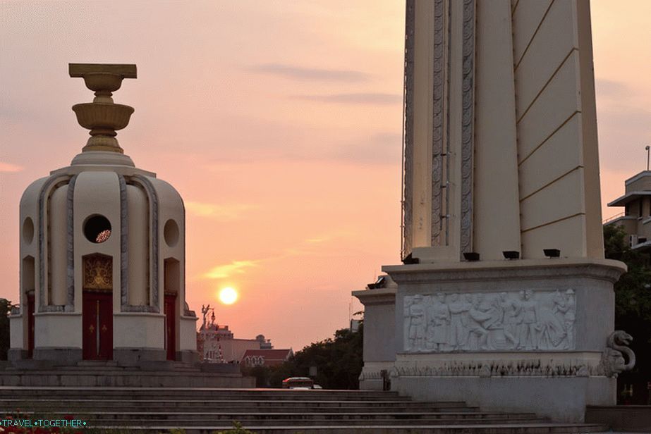 Sončni zahod v Bangkoku