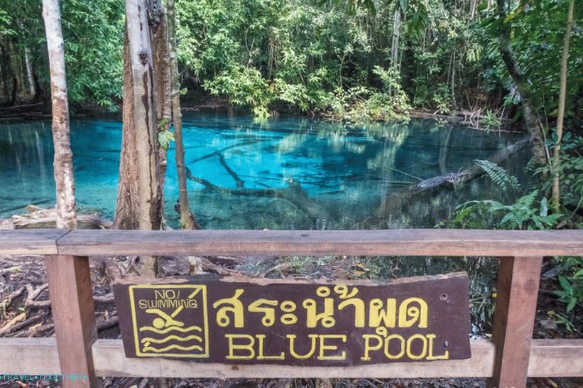 Modro jezero, to je Blue Pool