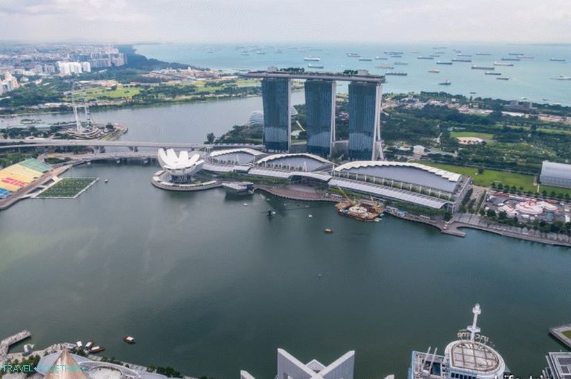 Razgledna točka Marina Bay Sands v Singapurju je najbolj znana