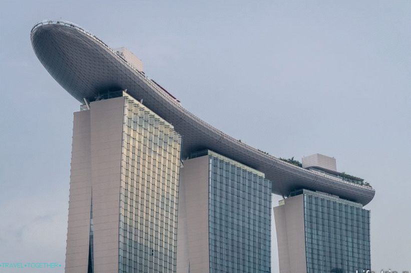 Razgledna točka Marina Bay Sands v Singapurju je najbolj znana