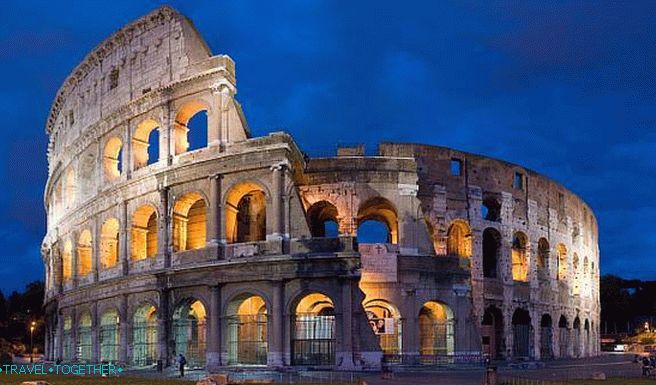 Kolosej - glavne znamenitosti Rima