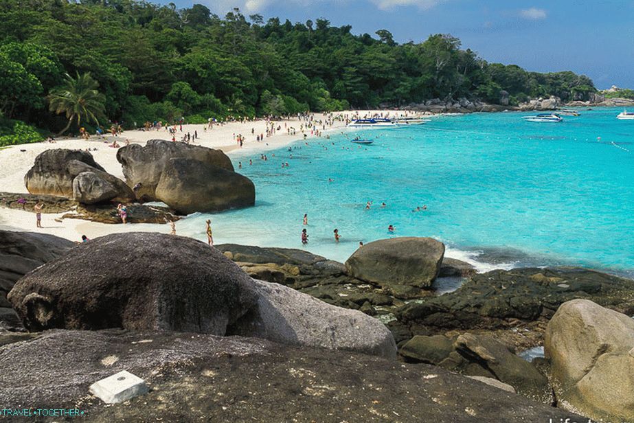 Zelo lepa plaža Similan