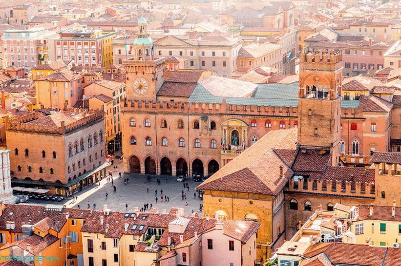 Bologna - glavno mesto Emilia-Romagna