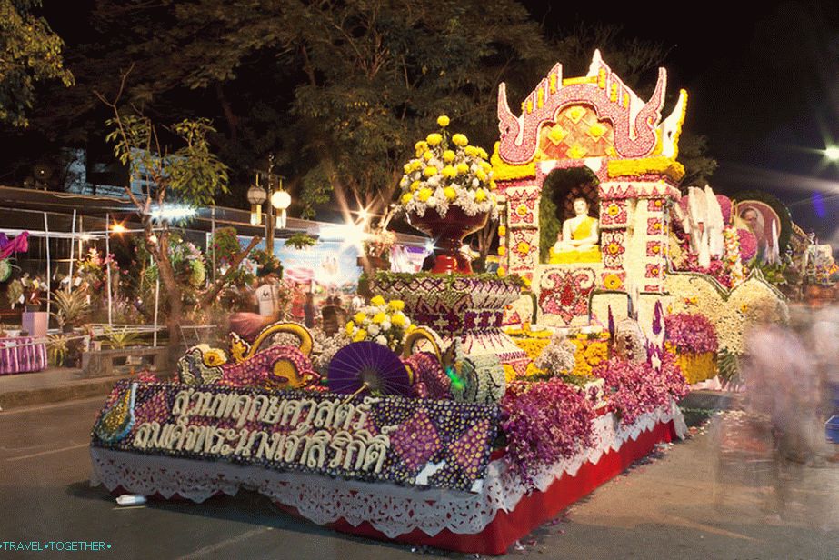 Prevoz cvetja, Chiang Mai Festival cvetja