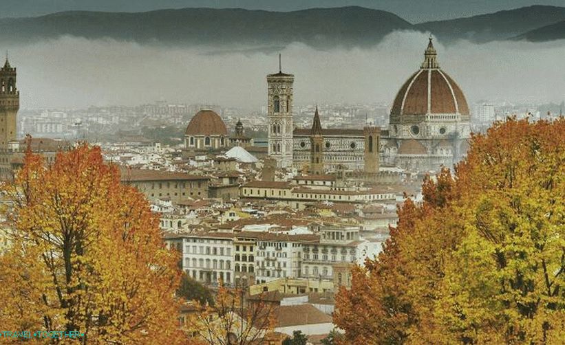 Firence v jeseni