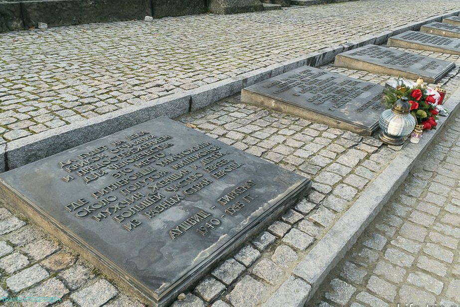 Spomenik v spomin na mrtve, znaki v več jezikih