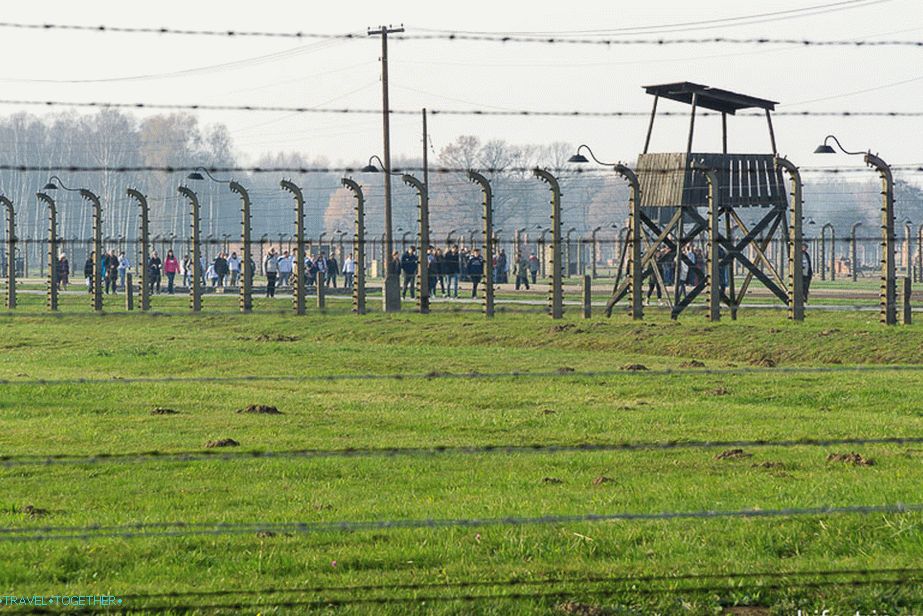 Auschwitz-Birkenau ima veliko ozemlje