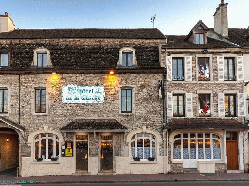 Hotel v Burgundiji