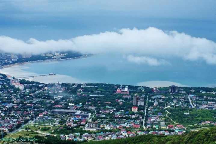 Gelendžik, pogled na zaliv z žičnice