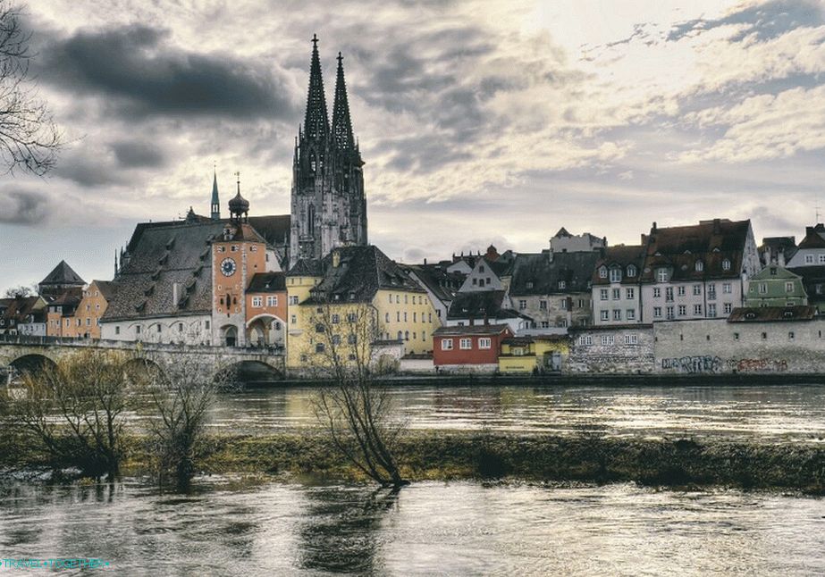 Regensburg - staro mesto na Bavarskem