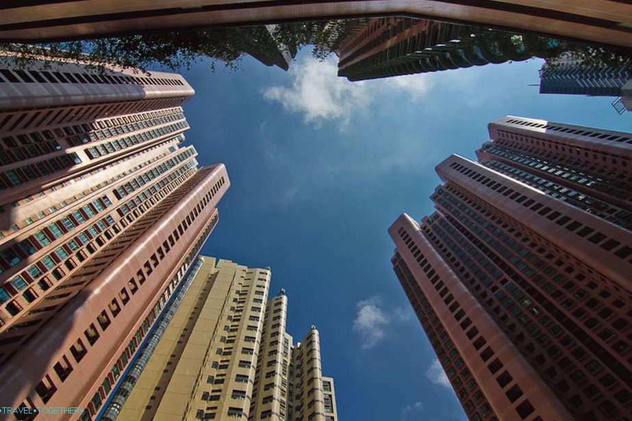 V vrtini visokih zgradb na otoku Hong Kong