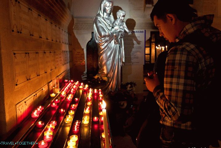 V katedrali Notre-Dame de la Garde, mesto Marseille