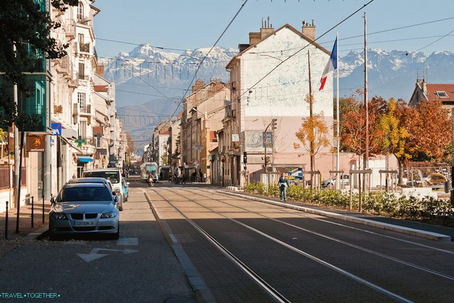 Grenoble in francoske gore