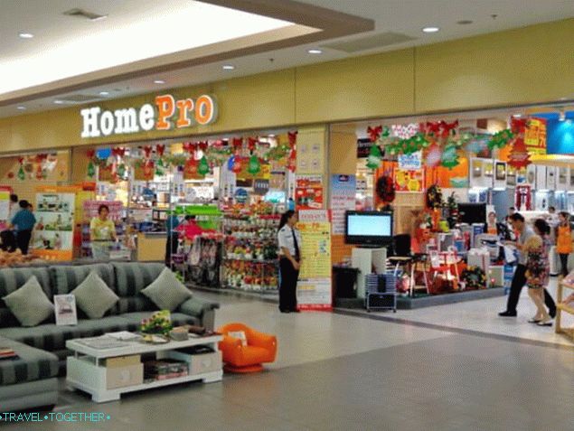 Home Pro Shop na Tajskem
