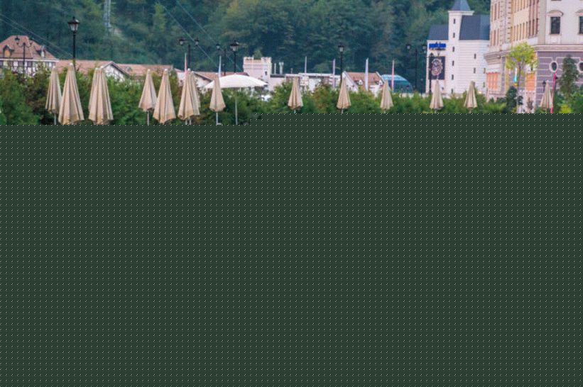 Umetna plaža v Rosa Khutorju - ki ni na morju