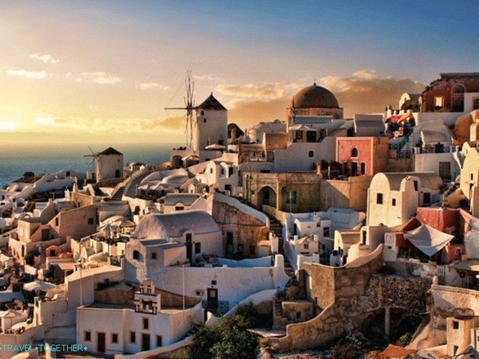 Znamenitosti Ii - mlinov Santorini