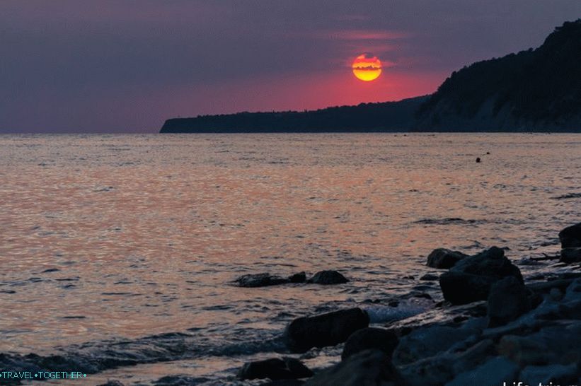 Tukaj sončni zahodi so super!