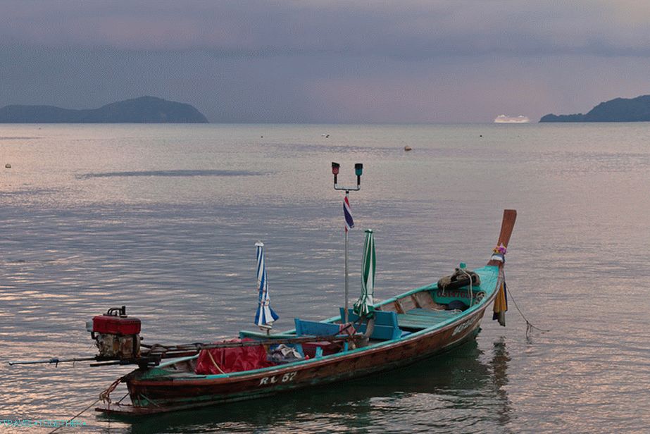 Plaža Rawai - ne morete plavati, vendar lahko vidite